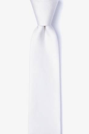 _White Skinny Tie_