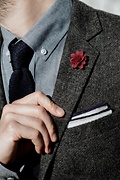 Aster Wine Lapel Pin Photo (1)