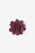 Aster Wine Lapel Pin Photo (0)