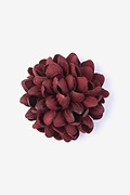 Chrysanthemum Wine Lapel Pin Photo (0)