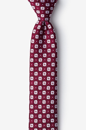 _Boracay Wine Skinny Tie_