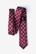 Capri Wine Skinny Tie Photo (1)