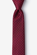 Clavering Wine Skinny Tie Photo (0)