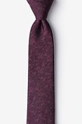 Devon Wine Skinny Tie Photo (0)