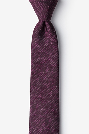 Devon Wine Skinny Tie