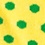 Yellow Carded Cotton Buena Park Polka Dot Sock