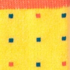 Yellow Carded Cotton Long Beach Dots