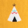 Teepee Yellow Sock