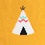 Teepee Yellow Sock