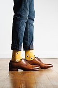 Teepee Yellow Sock Photo (1)