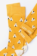 Teepee Yellow Sock Photo (3)