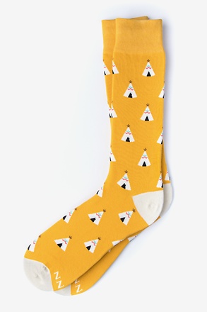 Teepee Yellow Sock