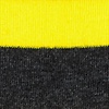 Yellow Carded Cotton Rugby Stripe Medium-Large Sock