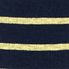 Yellow Carded Cotton Virtuoso Stripe Medium-Large Sock