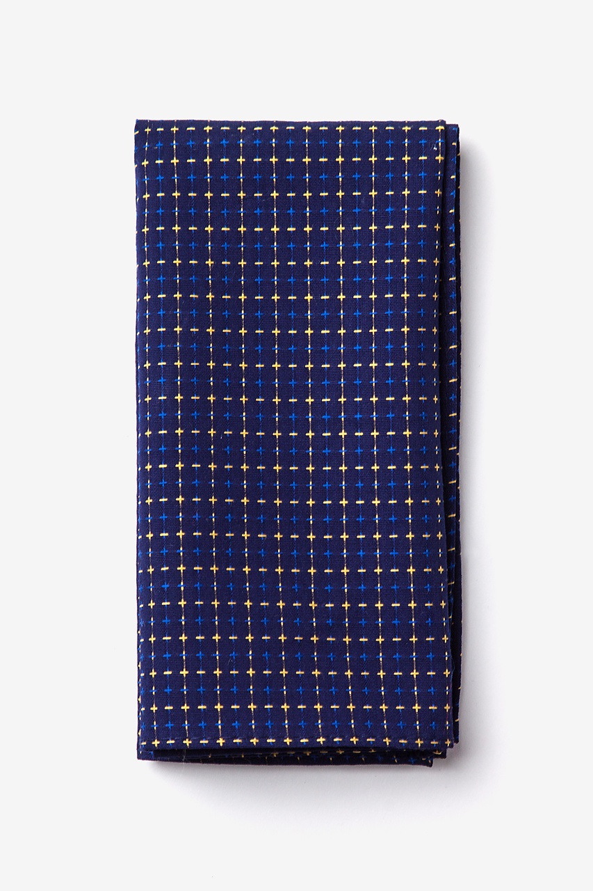 Yellow Cotton Ashland Pocket Square | Ties.com