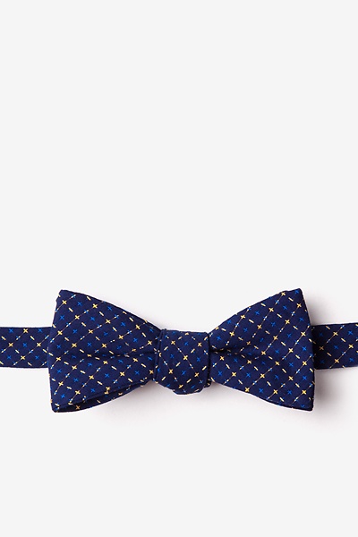 Yellow Cotton Ashland Skinny Bow Tie