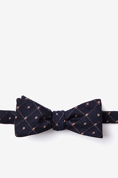 Yellow Cotton Gresham Skinny Bow Tie