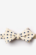 Jamaica Yellow Diamond Tip Bow Tie Photo (0)