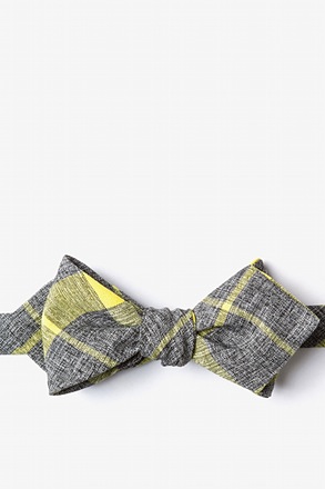 _Kirkland Yellow Diamond Tip Bow Tie_