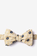 La Grande Yellow Self-Tie Bow Tie Photo (0)