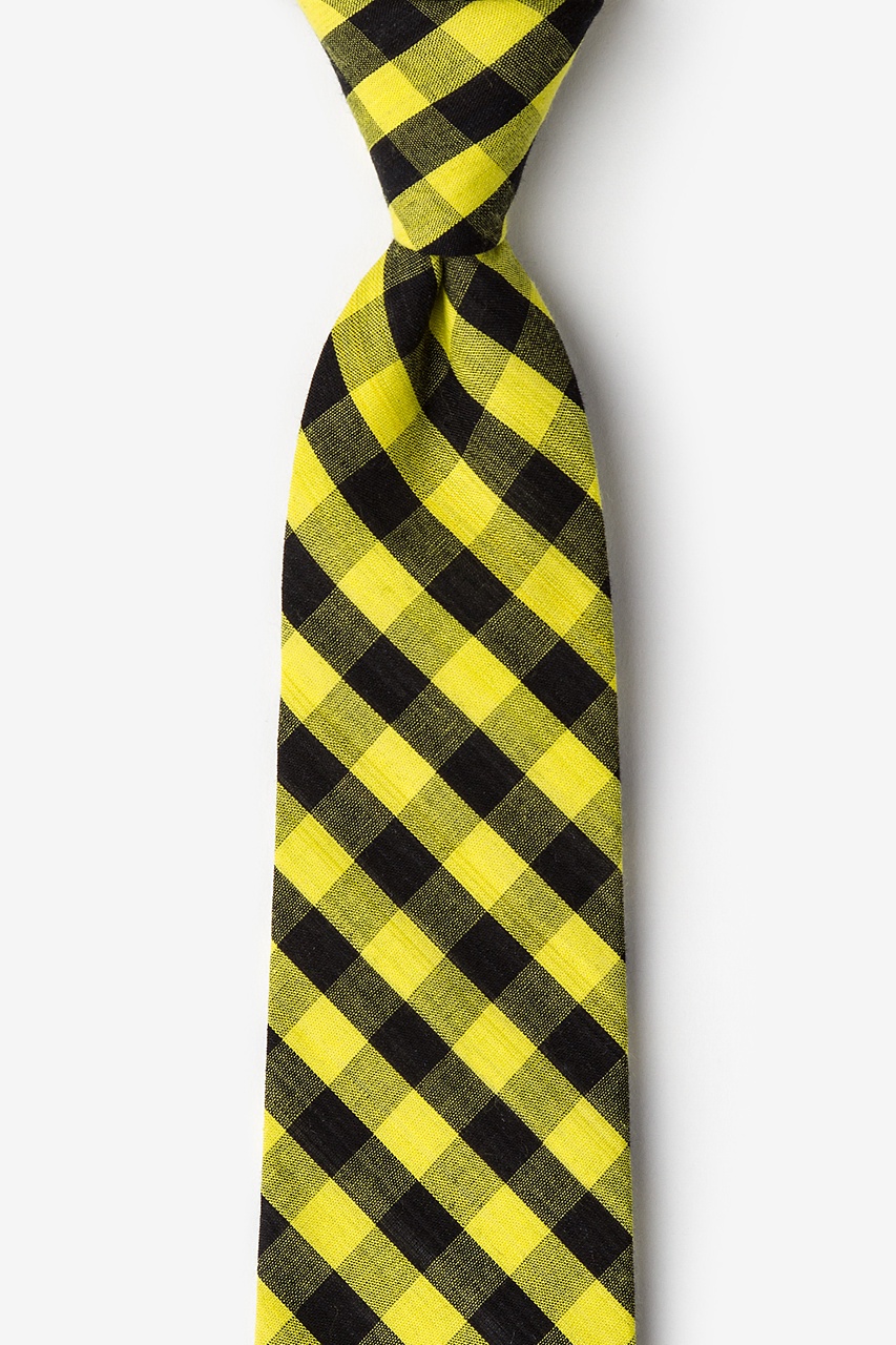 Pasco Yellow Extra Long Tie Photo (0)