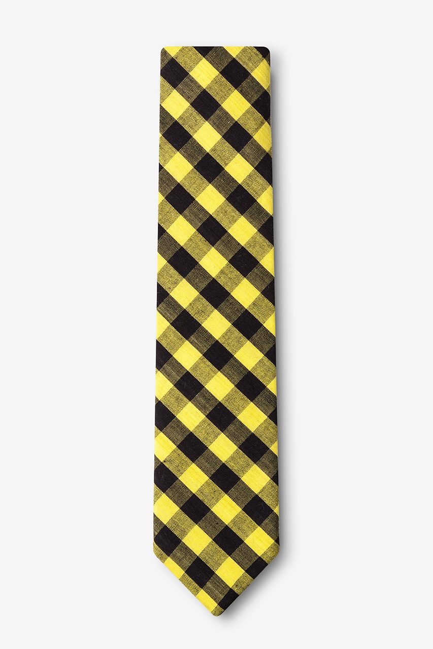 Pasco Yellow Skinny Tie Photo (1)