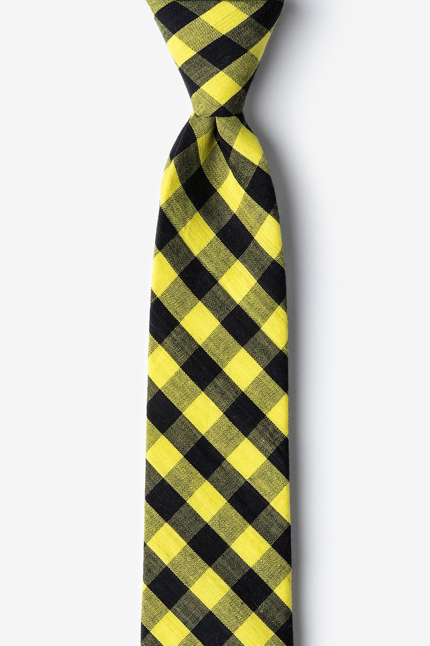 Pasco Yellow Skinny Tie Photo (0)