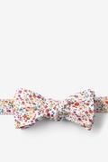 Prescott Floral Yellow Batwing Bow Tie Photo (0)