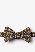 Roseburg Yellow Self-Tie Bow Tie Photo (0)