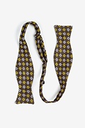 Roseburg Yellow Self-Tie Bow Tie Photo (1)