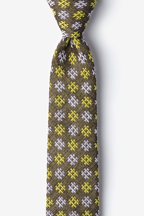 Roseburg Yellow Skinny Tie