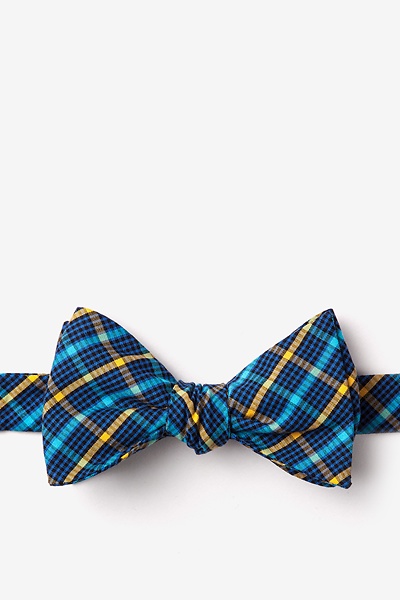 Yellow Cotton Sahuarita Self-Tie Bow Tie