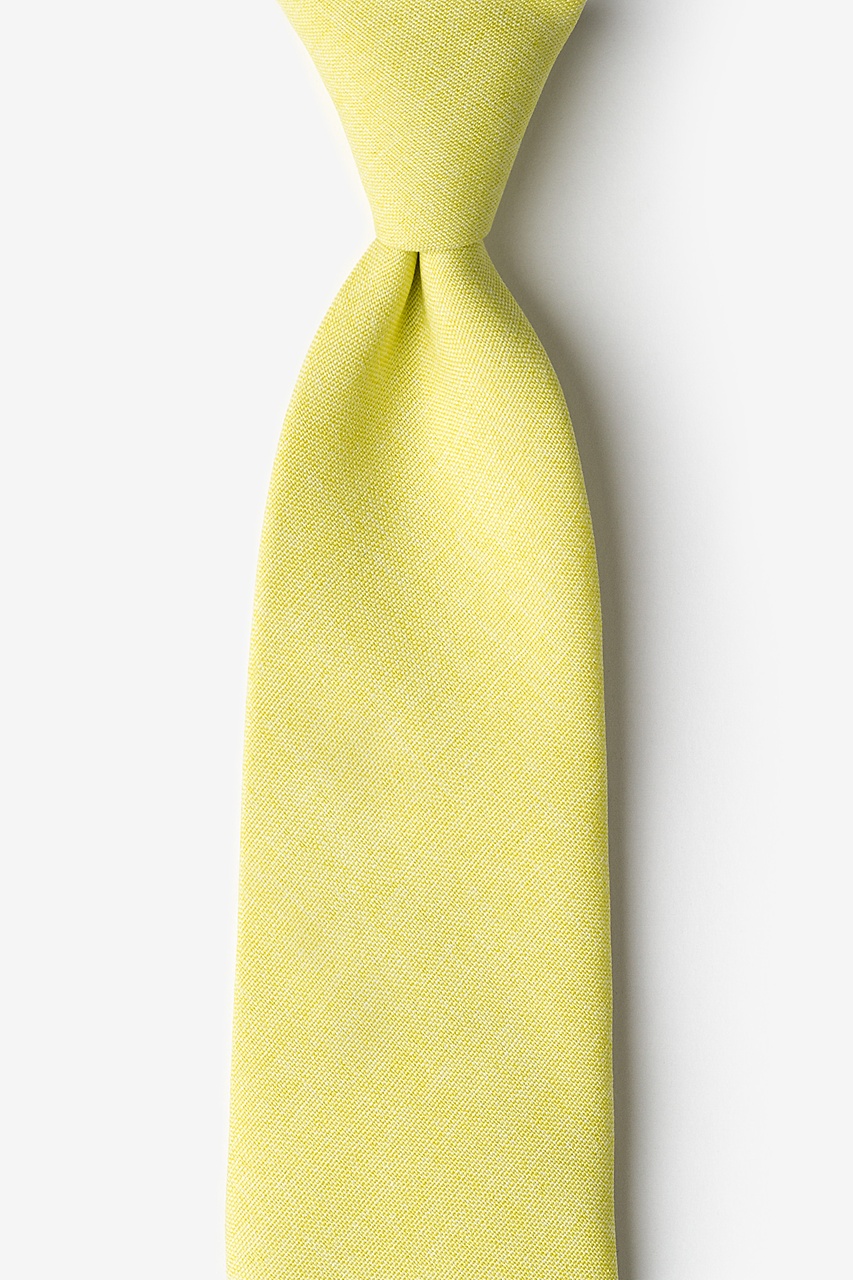 Tioga Yellow Extra Long Tie Photo (0)