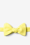 Tioga Yellow Self-Tie Bow Tie Photo (0)