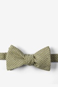 Yellow Andrew Plaid Self-Tie Bow Tie Photo (0)