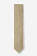 Yellow Andrew Plaid Skinny Tie Photo (1)