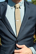 Yellow Andrew Plaid Skinny Tie Photo (4)