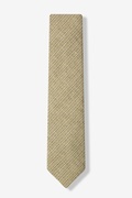 Yellow Andrew Plaid Skinny Tie Photo (1)