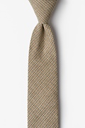 Yellow Andrew Plaid Skinny Tie Photo (0)