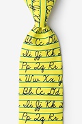 Alphabet Yellow Tie Photo (0)