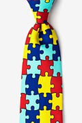 Autism Awareness Yellow Tie Photo (0)