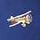 Yellow Microfiber Biplanes Skinny Tie