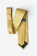 Four Eyes Yellow Extra Long Tie Photo (1)