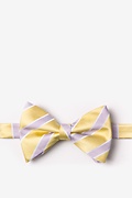 Yellow Microfiber Jefferson Stripe