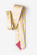 Jefferson Stripe Yellow Extra Long Tie Photo (1)