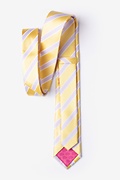 Jefferson Stripe Yellow Skinny Tie Photo (1)