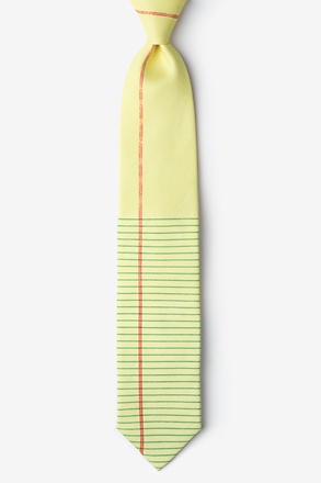 Legal Pad Yellow Tie