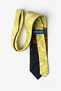 Mona Lisa Yellow Extra Long Tie Photo (1)