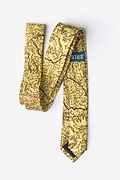 Smokey Mountains Yellow Skinny Tie Photo (1)