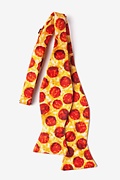 The Pizza Yellow Self-Tie Bow Tie Photo (1)